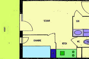 Location 2 pièces, 4 personnes et 1 chambre - areches