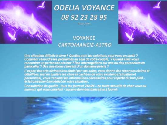 Odelia Voyance - 08 92 23 28 95