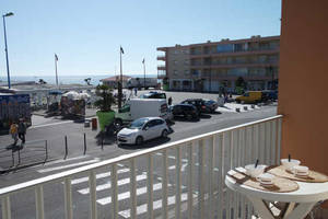 Location studio avec balcon vue mer, 3 personnes - st cyprien