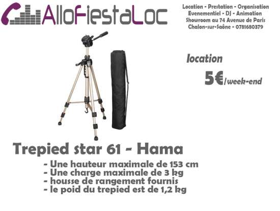 Location accessoires trepied star 61 - hama