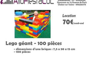 Location - lego geant - 100 piÈces